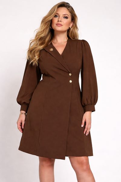 Picture of CURVY GIRL QUALITY CASUAL SMART DRESS